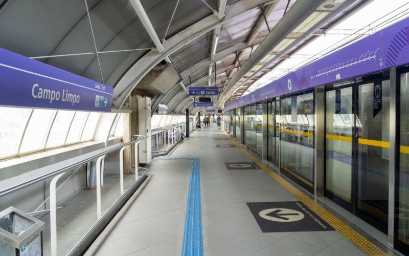Acidente aconteceu na Estação Campo Limpo, na Linha 5-Lilás do Metrô, localizada na zona sul de São Paulo | abc+