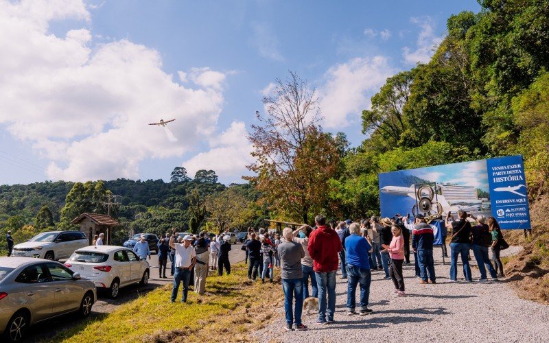 Pedra Fundamental do Boulevard Varig Vive é descerrada em Nova Petrópolis