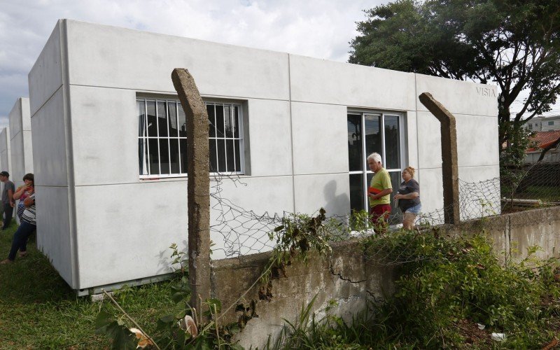 Casas provisórias possuem 27 metros quadrados