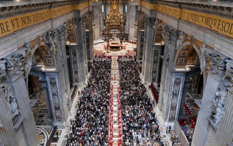 Basílica de São Pedro durante a celebração  | abc+