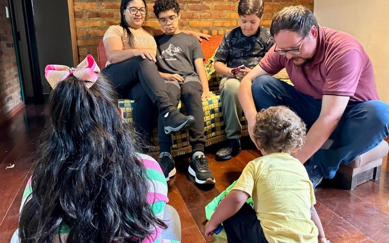 Família Ferreira integra o programa Família Acolhedora de Gramado