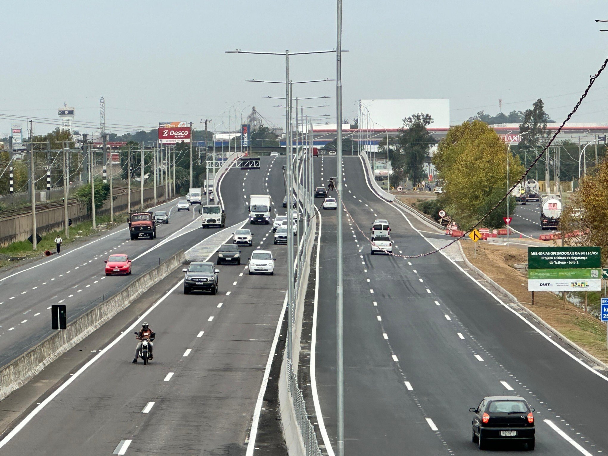 BR-116: Com liberação de viadutos em Esteio, veja como estão as obras na rodovia