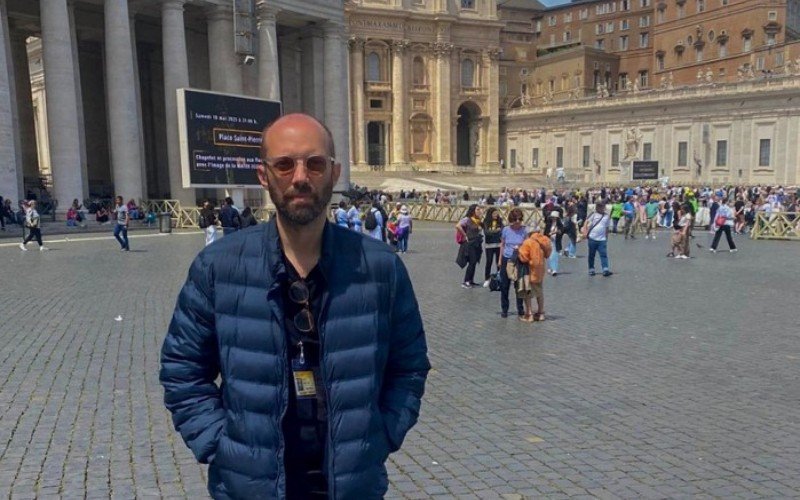 Daniel Scola na cobertura do conclave, no Vaticano | abc+