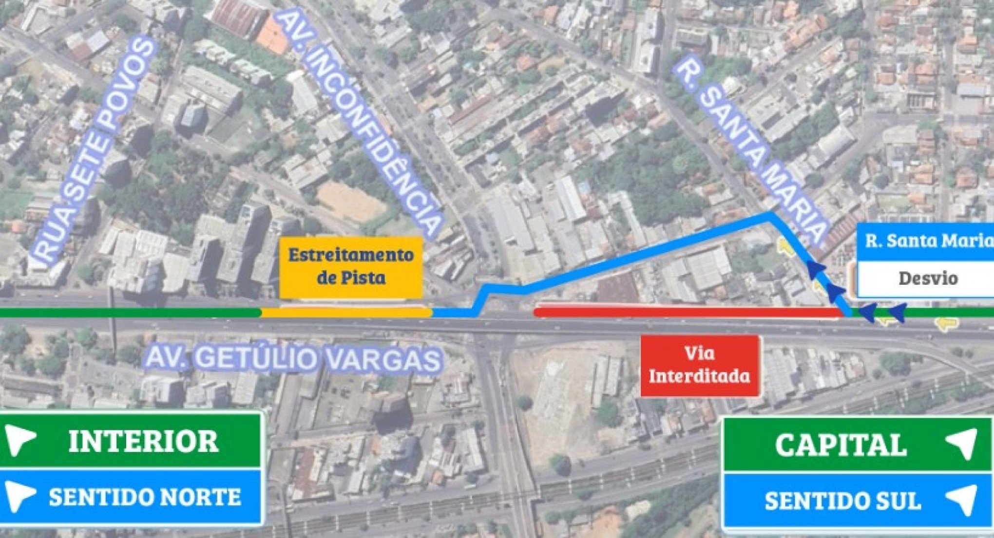 BR-116: Trânsito tem mudança importante no trecho de Canoas nesta segunda-feira