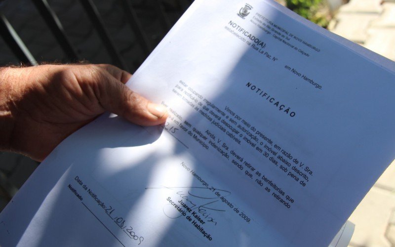 Antonio Carlos Bertoldi recebeu uma primeira notificação há mais de 15 anos