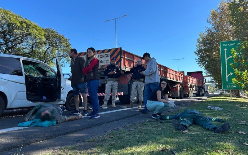 Três vítimas permaneceram mais de uma hora aguardando chegada de equipe de socorro para serem encaminhadas ao hospital | abc+