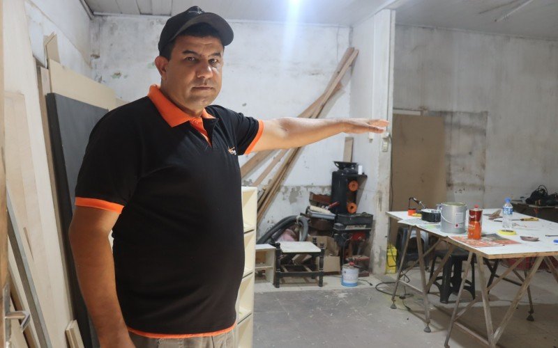 Após um ano, Fábio ainda não recuperou seu estabelecimento