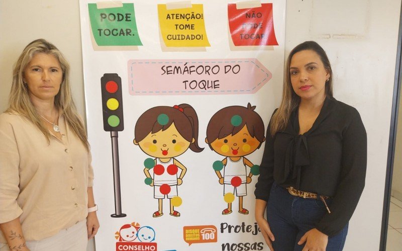 Conselheiras tutelares Sabrina e Aline  | abc+