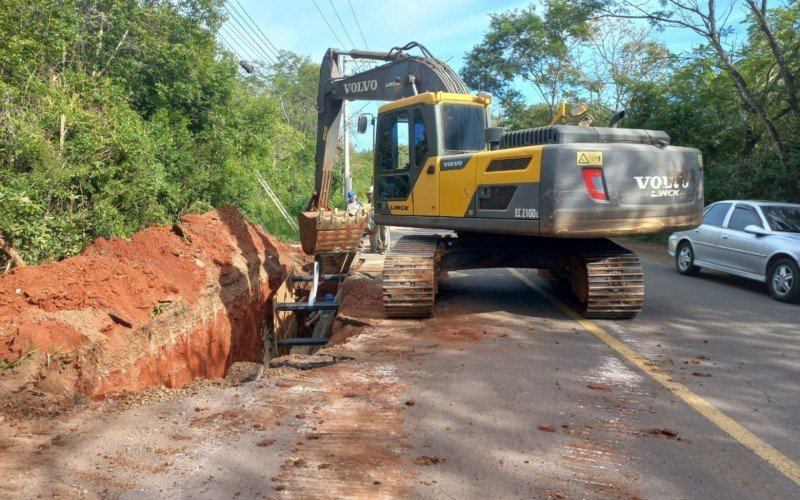 Começa obra da Comusa que vai deixar trânsito em "pare e siga" por 45 dias em trecho de Novo Hamburgo | abc+