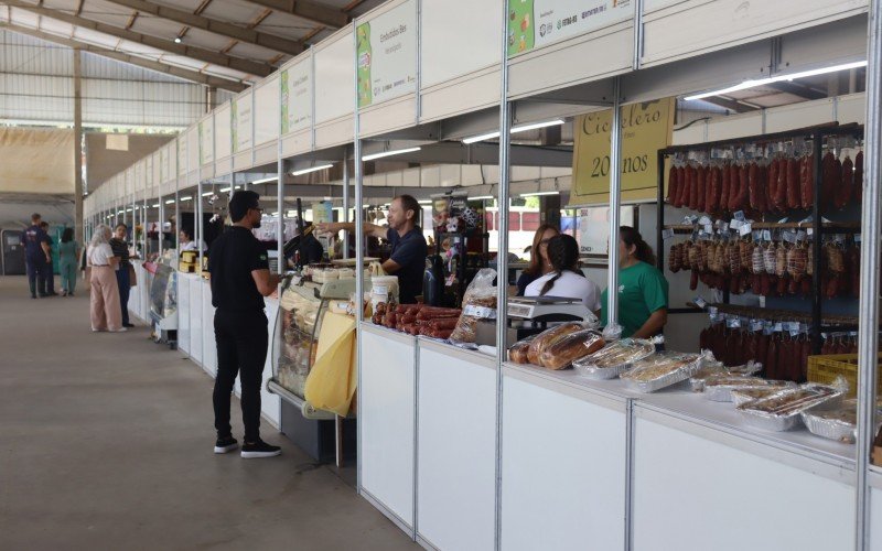 Feira da Agricultura Familiar também ocorre no parque durante a Fenasul Expoleite