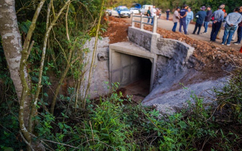 Pontilhão em Nova Santa Rita