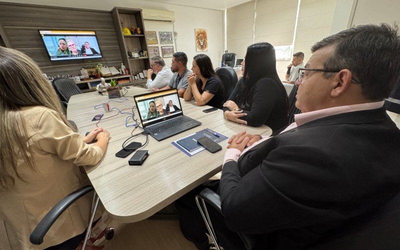 Reunião virtual entre Prefeitura de Sapucaia do Sul e governo do Estado ocorreu nesta sexta-feira (16)
