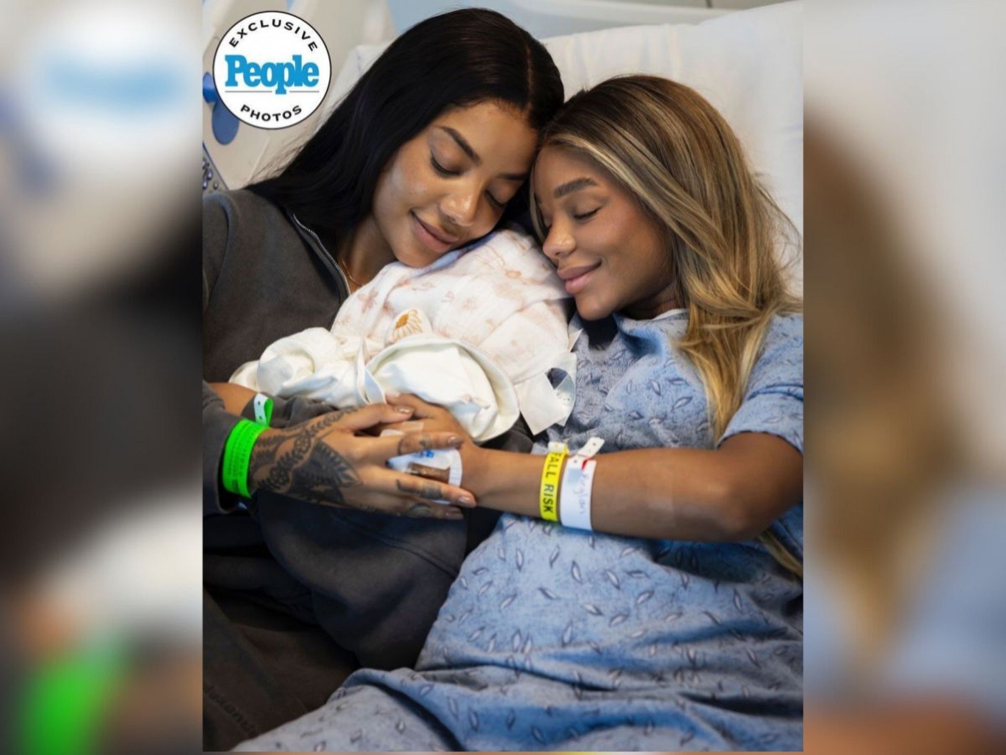 Zuri, filha de Ludmilla e Brunna Gonçalves, estampa revista norte-americana