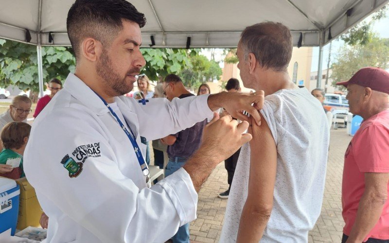 Dia D vacinação contra a gripe foi realizado no dia 17 de maio em Canoas