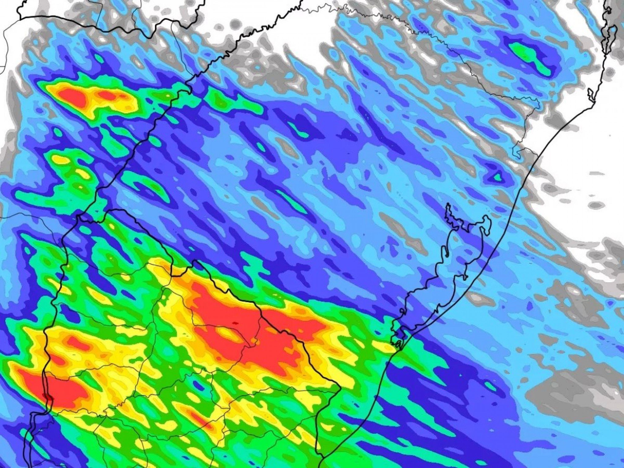 PREVISÃO DO TEMPO: Após chuva volumosa na Argentina, saiba o que esperar da chegada da instabilidade ao Rio Grande do Sul