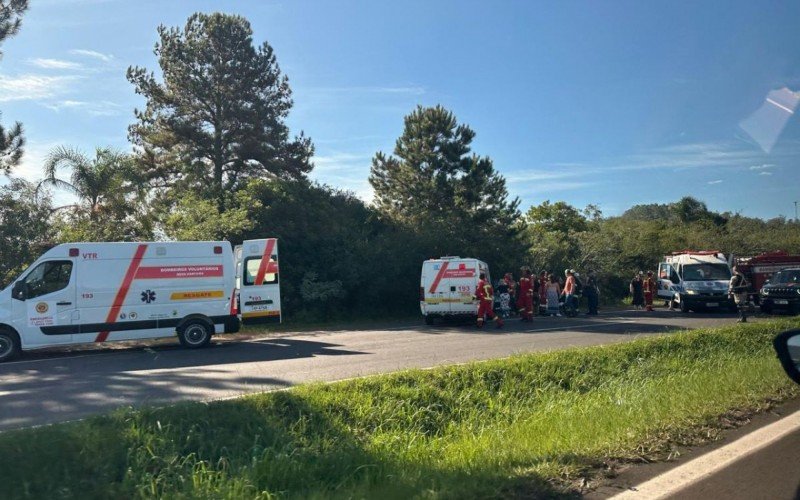 Acidente na RS-239 é atendido no trecho de Nova Hartz | abc+