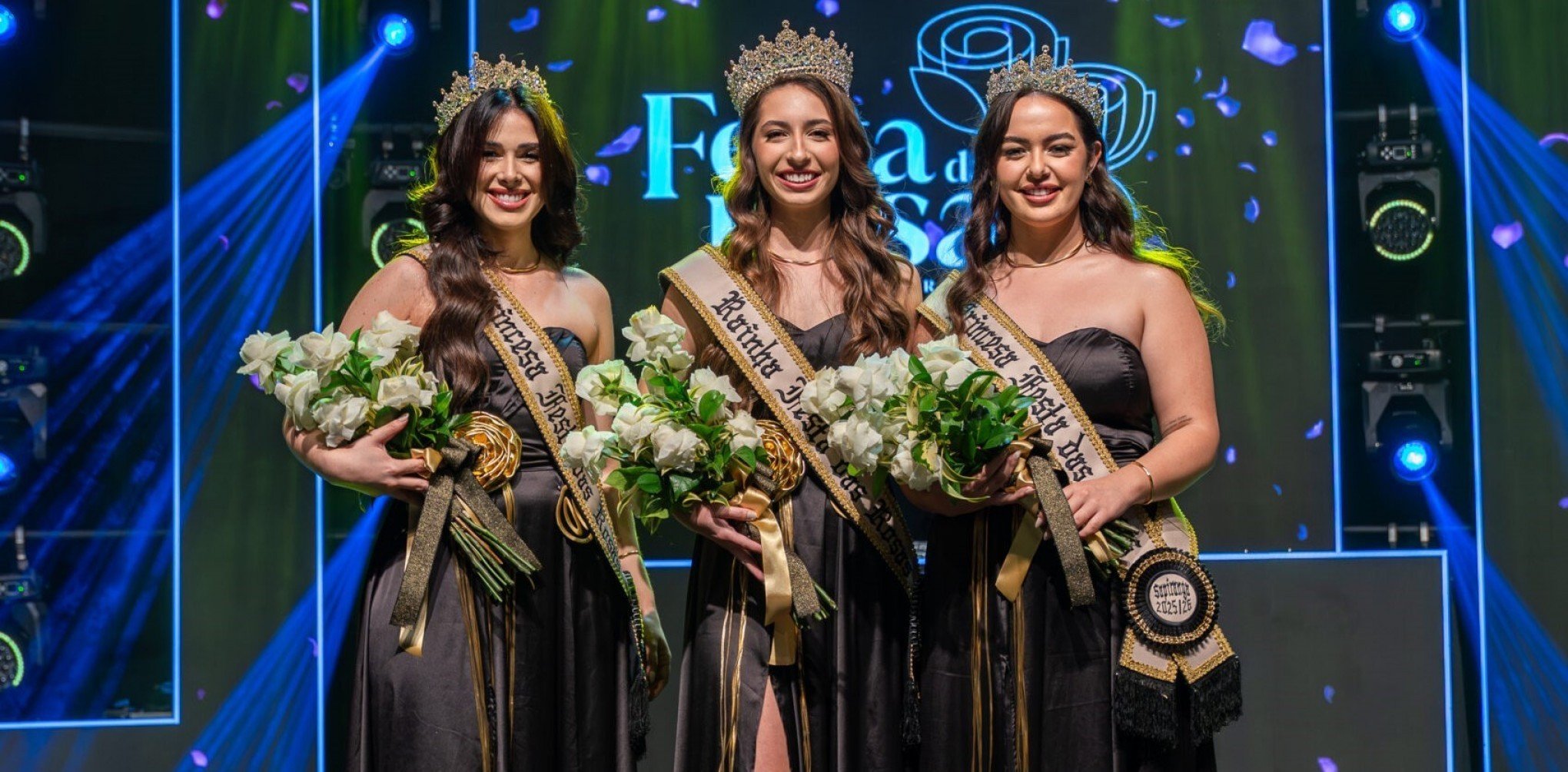 Sapiranga escolhe rainha e princesas da Festa das Rosas 2025; conheça as jovens