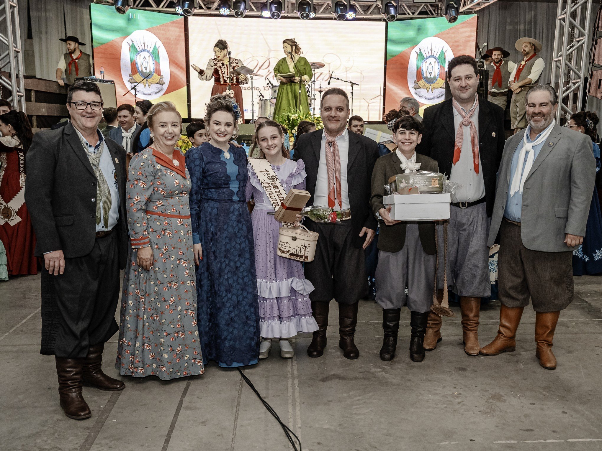 Prendas mirins de Parobé e Nova Hartz conquistam o RS na Ciranda Cultural