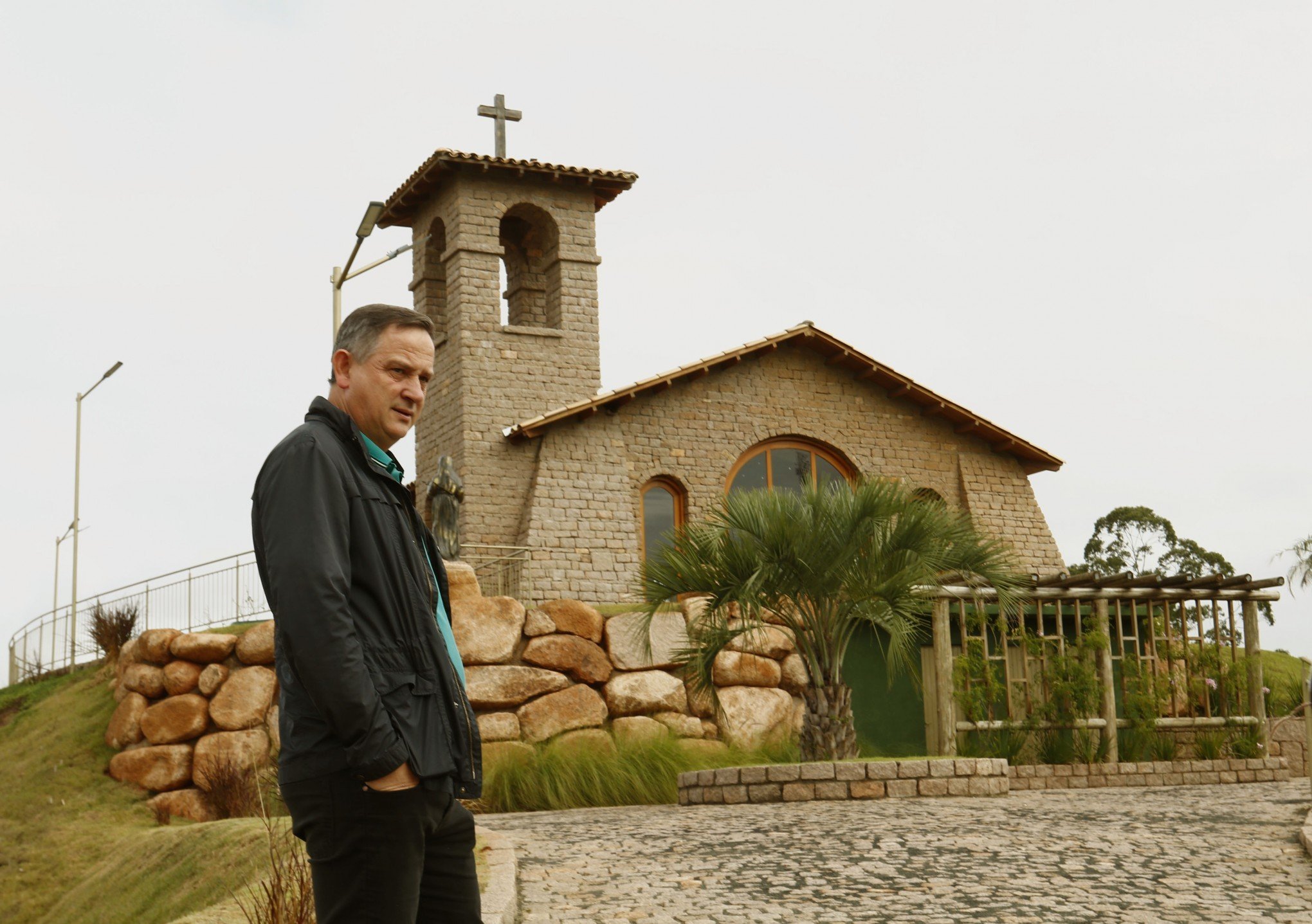 Capela em Nova Santa Rita reproduz modelo de Roccaporena, na Itália