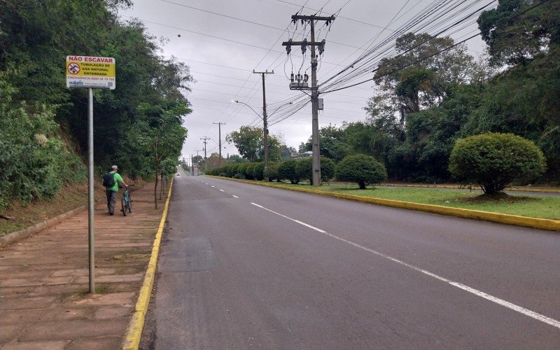 Trecho já duplicado da Avenida Brasil, em Campo Bom | abc+