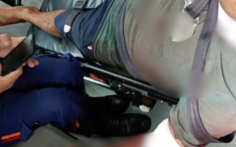 Homem suspeito de feminicídio foi socorrido no bairro Campina, em São Leopoldo | abc+