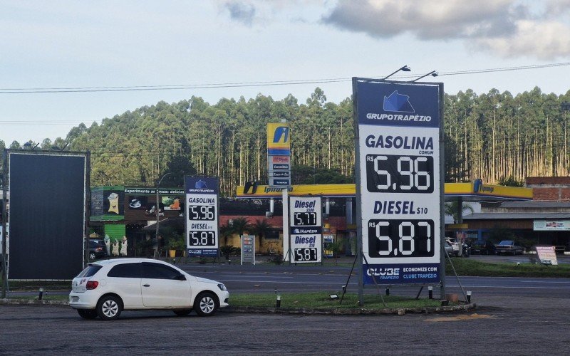 Na RS-239 o valor é mais alto, mas ainda abaixo dos R$ 6,00