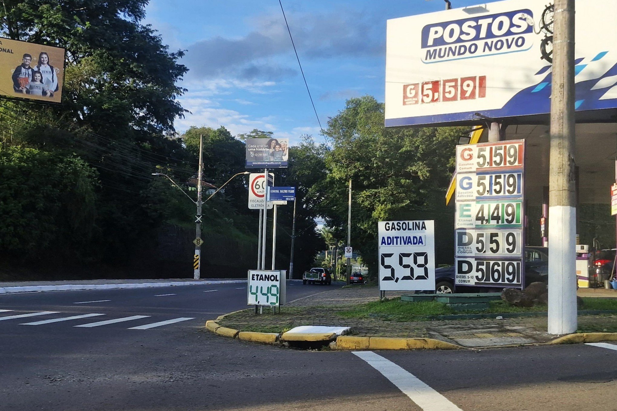 Gasolina aditivada sendo vendida a R$ 5,59 em Novo Hamburgo | abc+