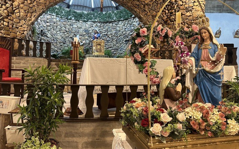 Nova igreja está sendo construída no santuário de Nossa Senhora do Caravaggio, em Canela