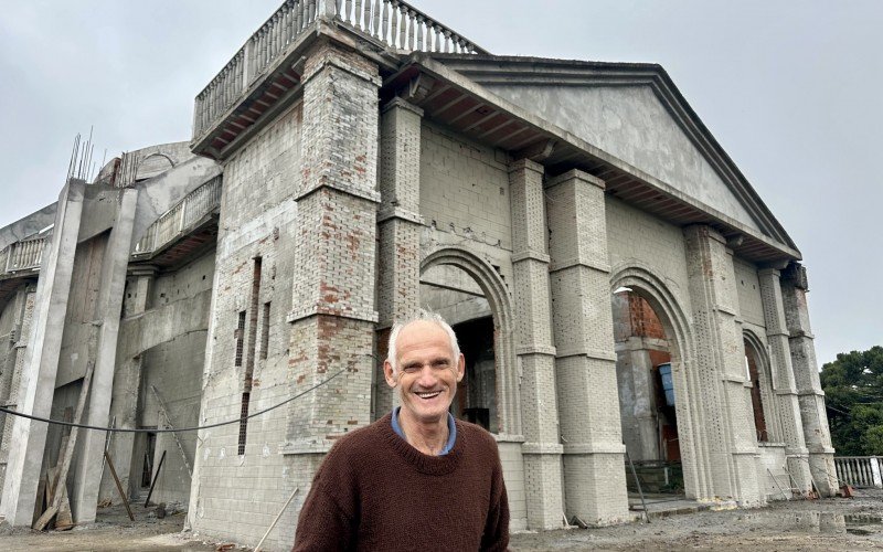 Nova igreja está sendo construída no santuário de Nossa Senhora do Caravaggio, em Canela