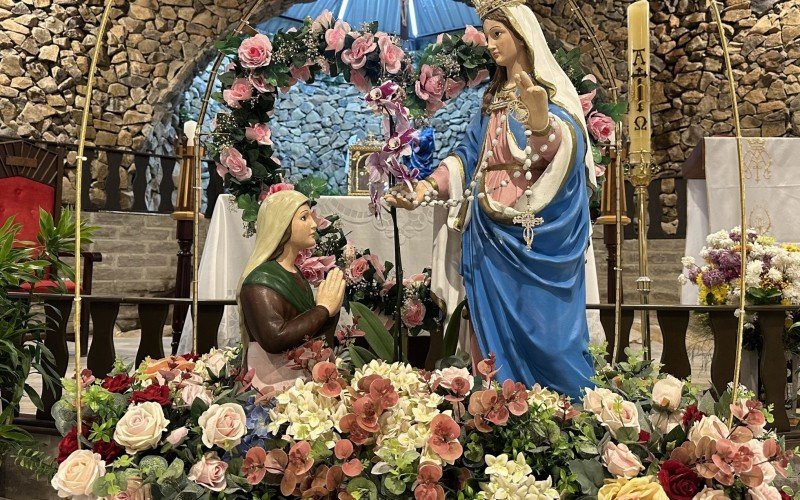 Cripta do santuário de Nossa Senhora do Caravaggio