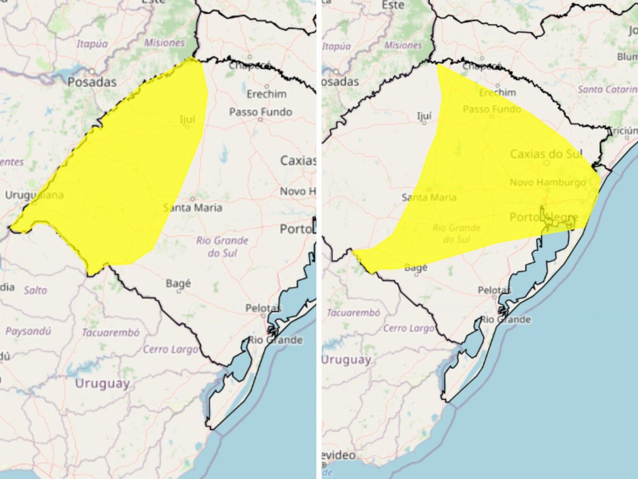 PREVISÃO DO TEMPO: Inmet alerta para tempestade no Rio Grande do Sul; veja quando