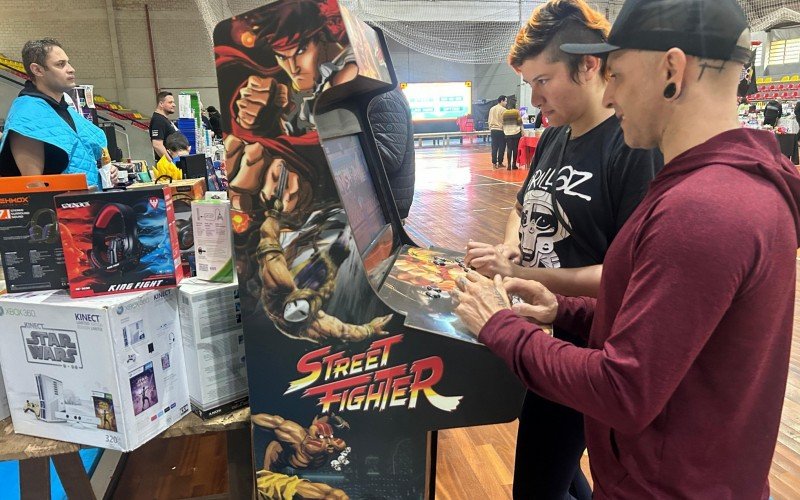 Exposição e venda no evento gamer de Campo Bom
