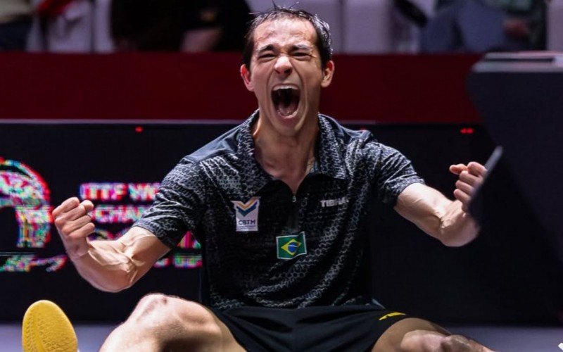 Hugo Calderano conquista prata inédito no Mundial de Tênis de Mesa | abc+