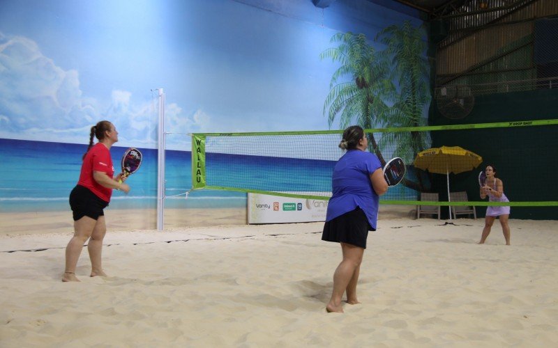 Final da categoria Duplas Feminina Iniciantes