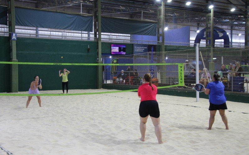 Final da categoria Duplas Feminina Iniciantes