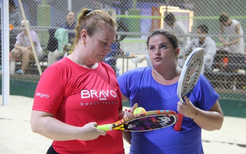 Final da categoria Duplas Feminina Iniciantes