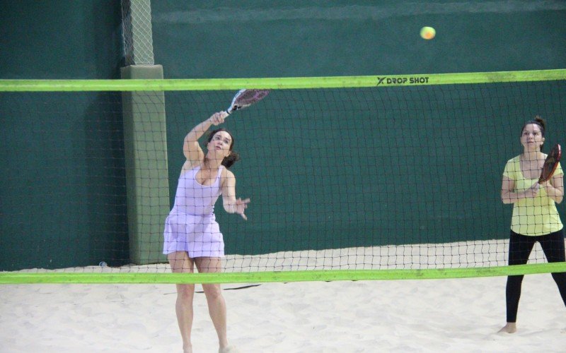 Final da categoria Duplas Feminina Iniciantes
