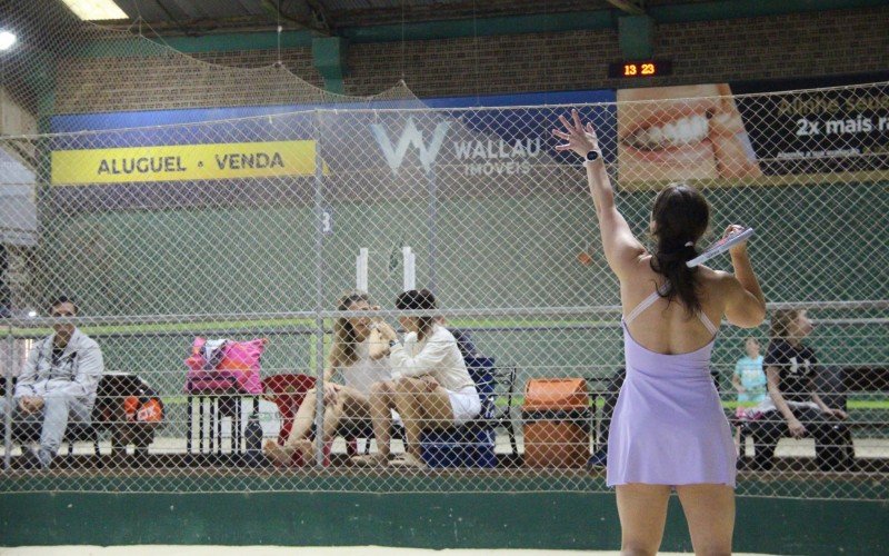 Final da categoria Duplas Feminina Iniciantes