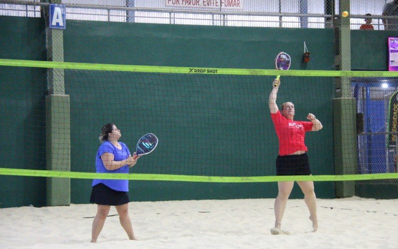 Final da categoria Duplas Feminina Iniciantes