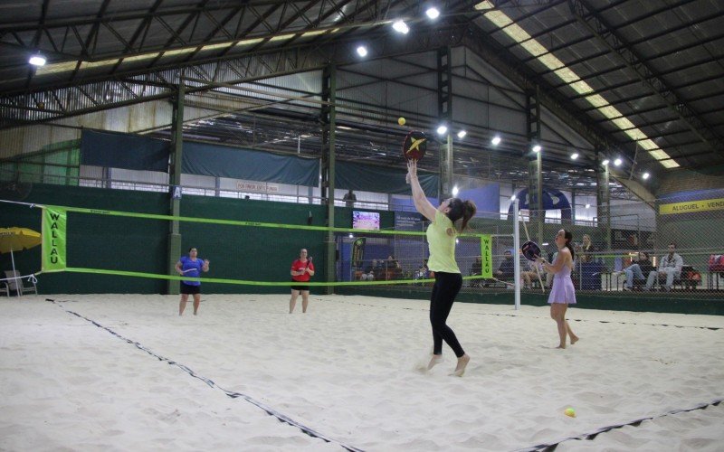 Final da categoria Duplas Feminina Iniciantes