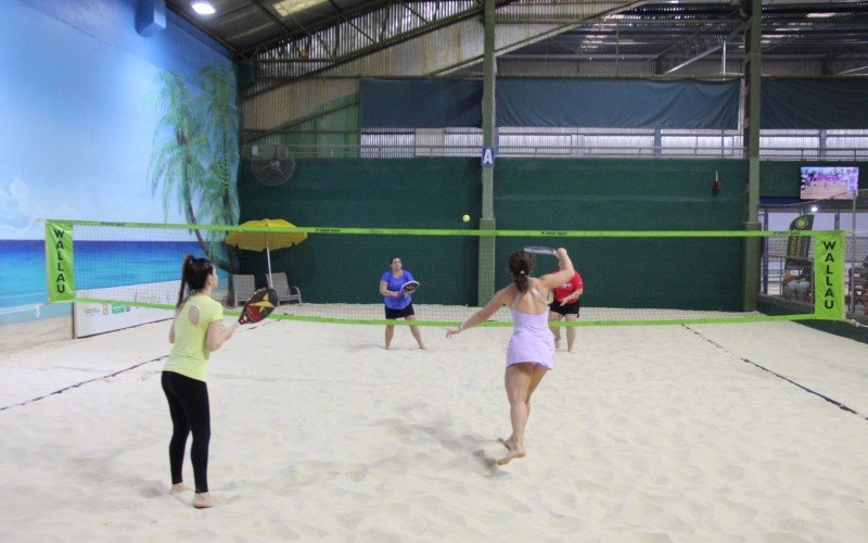 Final da categoria Duplas Feminina Iniciantes