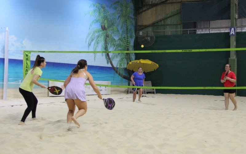 Final da categoria Duplas Feminina Iniciantes