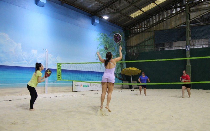 Final da categoria Duplas Feminina Iniciantes