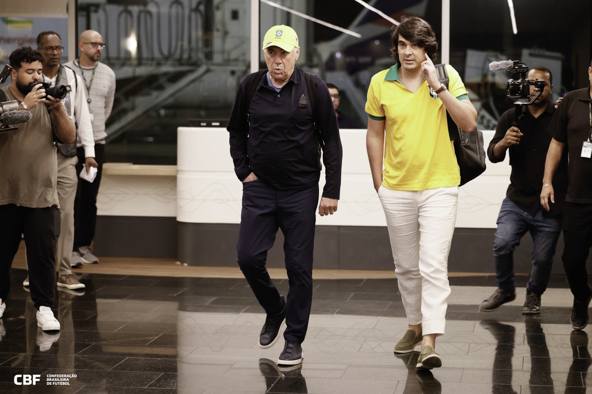 Carlo Ancelotti desembarca no Brasil para comandar a seleção brasileira