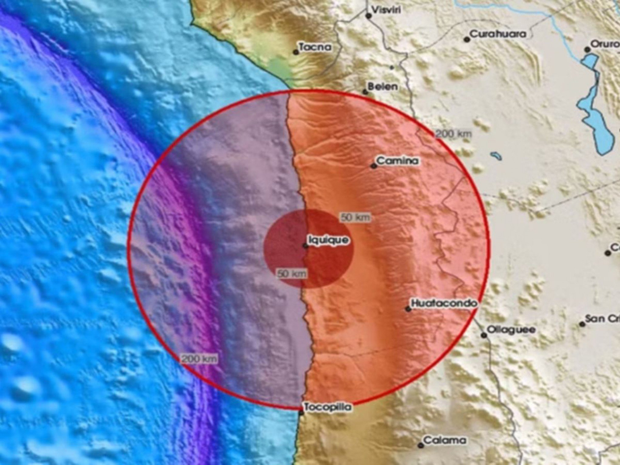 Terremoto atinge região Norte do Chile