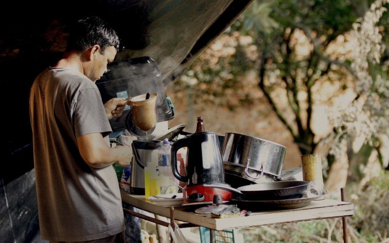Retomada completou três semanas com melhoria na estrutura para os indígenas no local