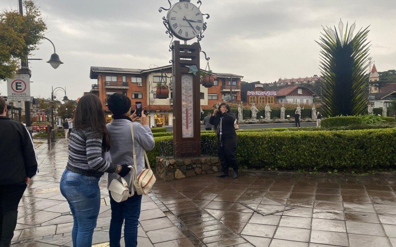 Chuva chega em Gramado