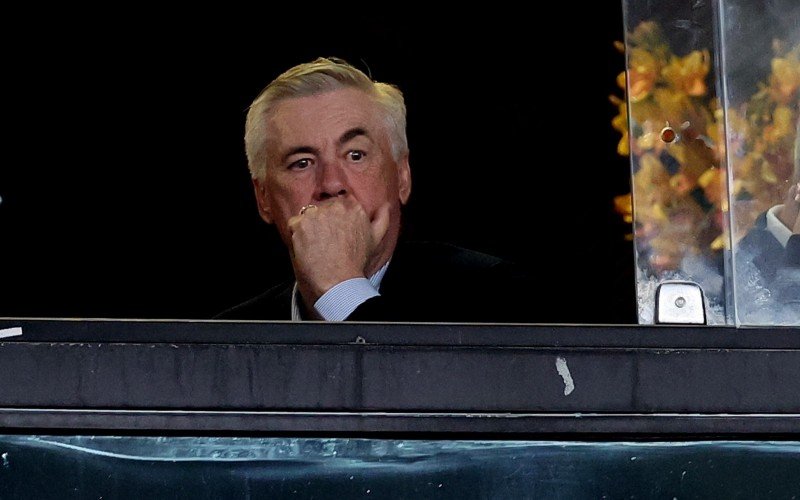 Carlo Ancelotti no Estádio Nilton Santos | abc+