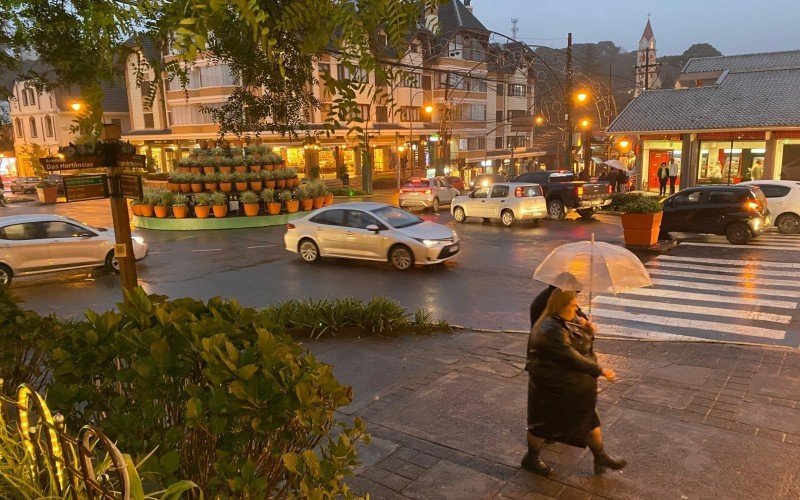 Temperaturas estão em queda em Gramado nesta quarta-feira (28)