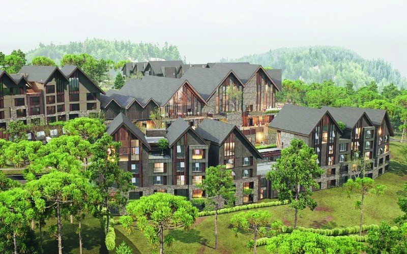 Projeto do resort de luxo no complexo de entretenimento de R$ 1 bilhão que será construído em Gramado